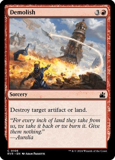 Demolish Ravnica Remastered Magic card