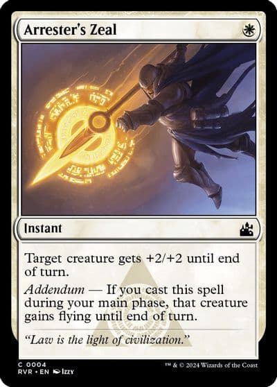 Arresters Zeal Ravnica Remastered Magic card