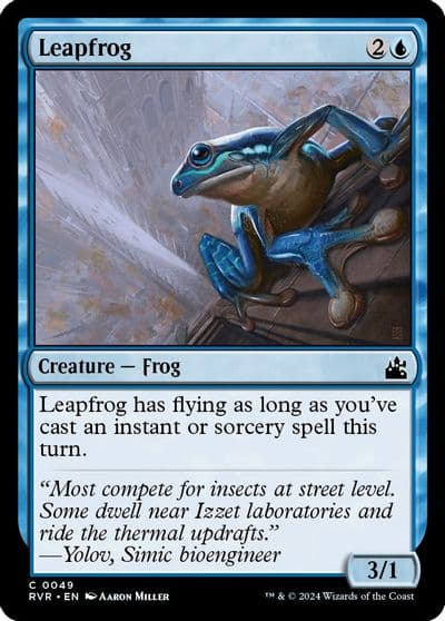 Leapfrog Ravnica Remastered Magic card