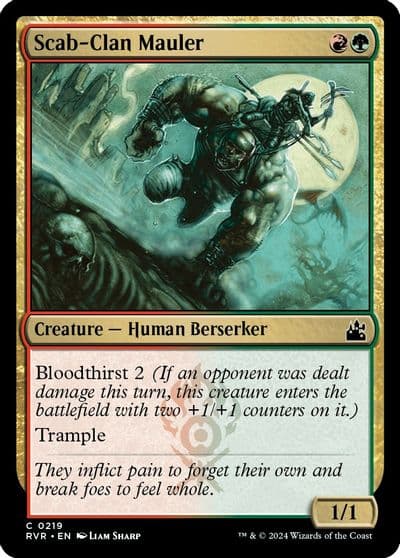 Scab Clan Mauler Ravnica Remastered Magic card