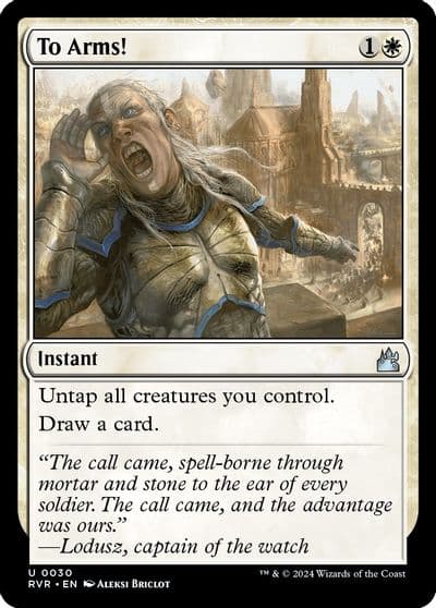 To Arms Ravnica Remastered Magic card