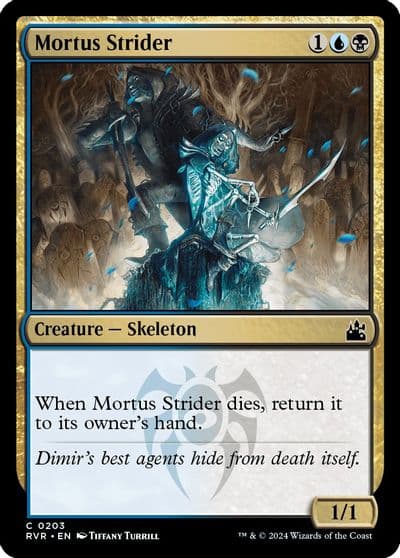 Mortus Strider Ravnica Remastered Magic card