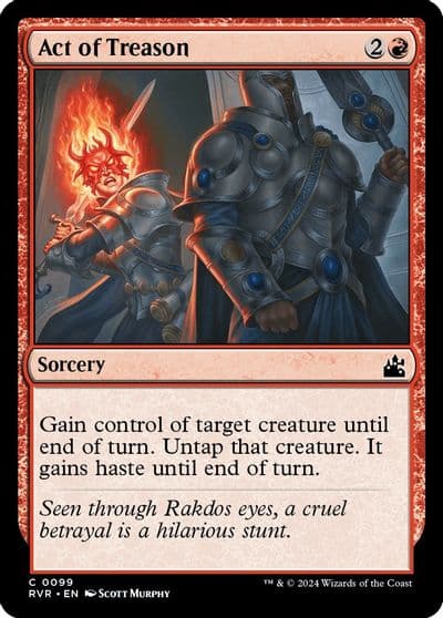 Act of Treason Ravnica Remastered Magic card