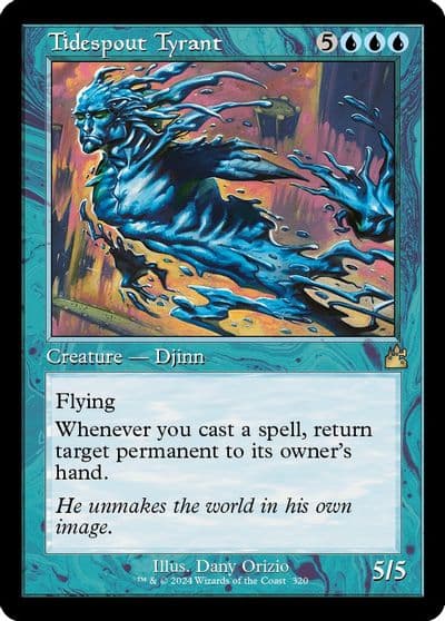 Tidespout Tyrant Retro Frame Ravnica Remastered Magic card
