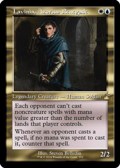 Lavinia Azorius Renegade Retro Frame Ravnica Remastered Magic card
