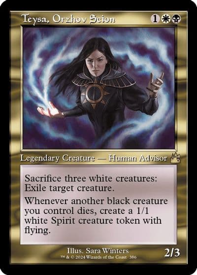 Teysa Orzhov Scion Retro Frame Ravnica Remastered Magic card