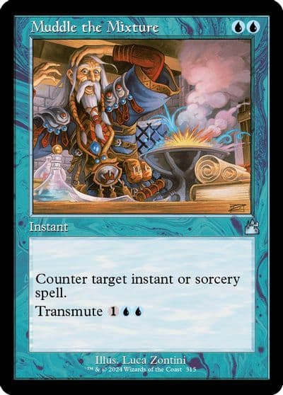 Muddle the Mixture Retro Frame Ravnica Remastered Magic card