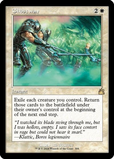 Ghostway Retro Frame Ravnica Remastered Magic card