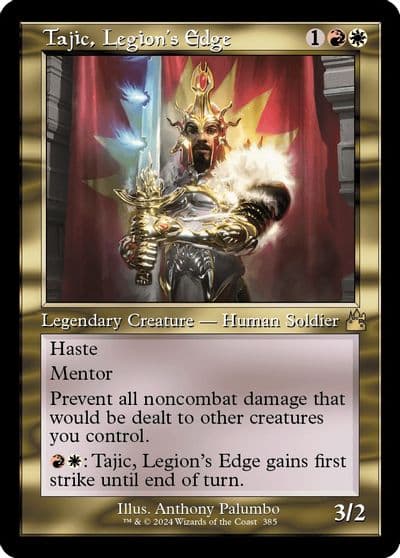 Tajic Legions Edge Retro Frame Ravnica Remastered Magic card