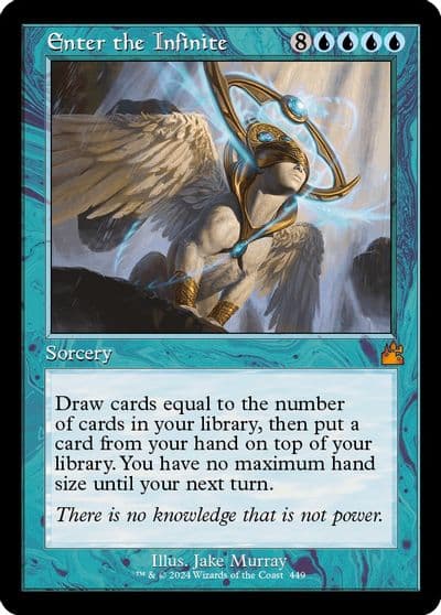 Enter the Infinite Retro Frame Ravnica Remastered Magic card