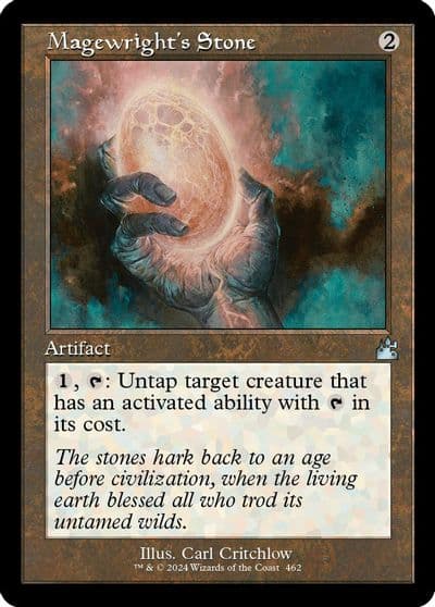 Magewrights Stone Retro Frame Ravnica Remastered Magic card