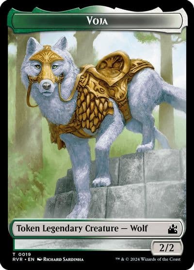 Voja Token Ravnica Remastered Magic card