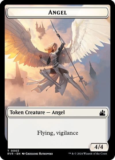 Angel Token 0003 Ravnica Remastered Magic card