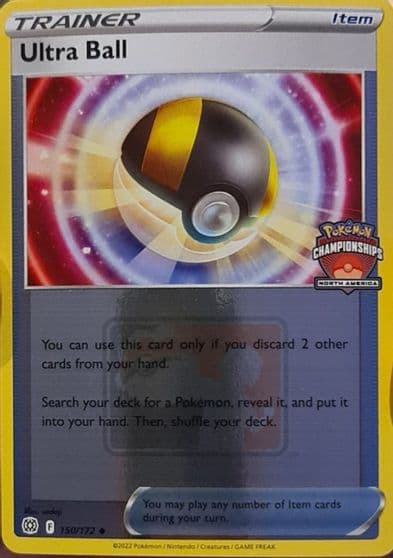 Ultra Ball (North America Championships) League & Championship Cards Pokemon card