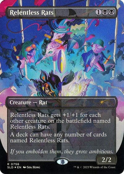 Relentless Rats 756 Secret Lair Drop Series Magic card