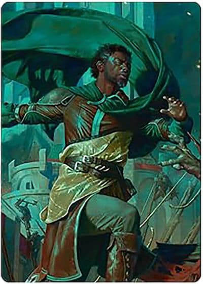 Aragorn Hornburg Hero Art Card Art Series: Universes Beyond: The Lord of the Rings: Tales of Middle-earth Magic card