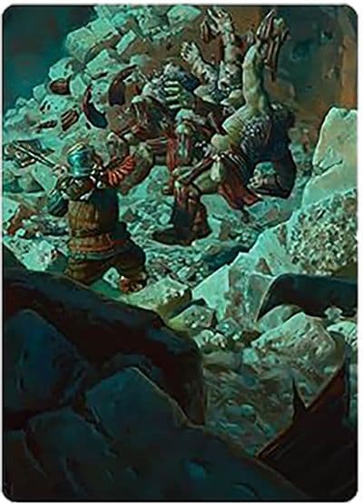 Gimlis Reckless Might Art Card Art Series: Universes Beyond: The Lord of the Rings: Tales of Middle-earth Magic card