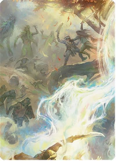 Arboreal Alliance Art Card Art Series: Universes Beyond: The Lord of the Rings: Tales of Middle-earth Magic card