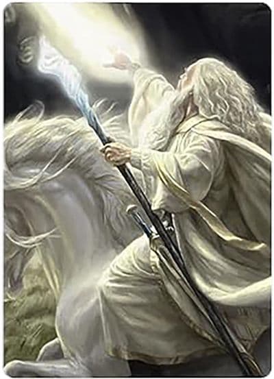 Gandalf of the Secret Fire Art Card Art Series: Universes Beyond: The Lord of the Rings: Tales of Middle-earth Magic card