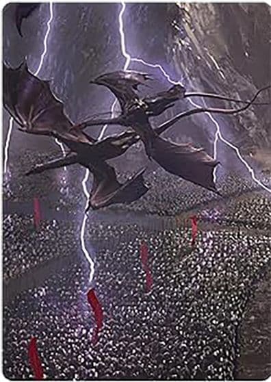 Mordor on the March Art Card Art Series: Universes Beyond: The Lord of the Rings: Tales of Middle-earth Magic card