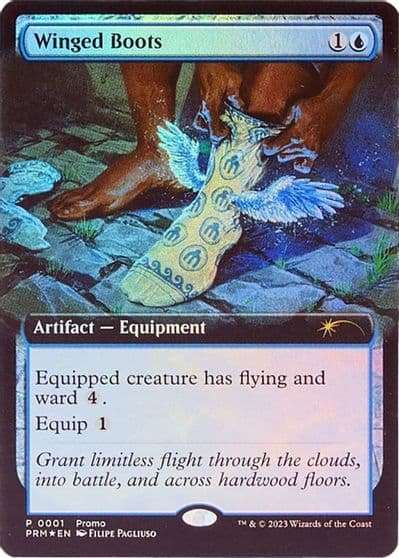 Winged Boots Media Promos Magic card