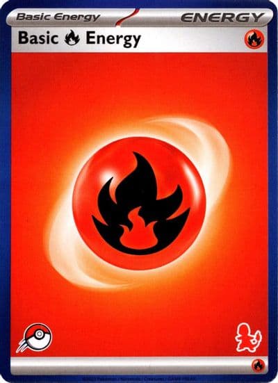 Basic Fire Energy (Blue Border) My First Battle Pokemon card