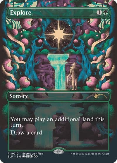 Explore Secret Lair Showdown Magic card