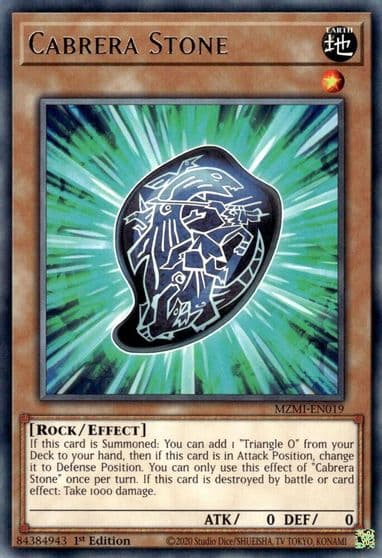 Cabrera Stone Maze of Millennia Yu-Gi-Oh! card