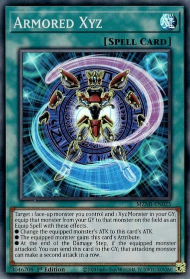 Armored Xyz Maze of Millennia Yu-Gi-Oh! card