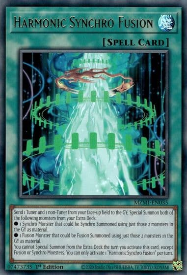 Harmonic Synchro Fusion Maze of Millennia Yu-Gi-Oh! card