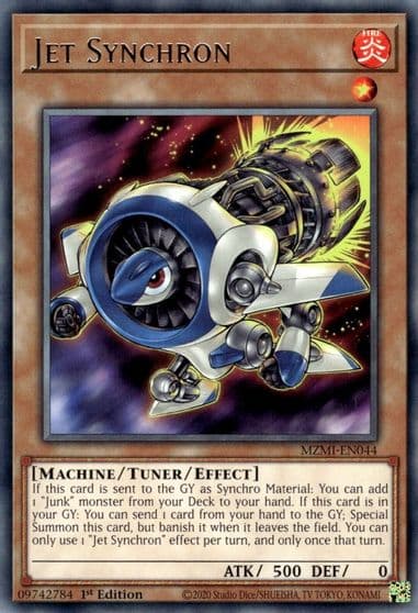 Jet Synchron Maze of Millennia Yu-Gi-Oh! card