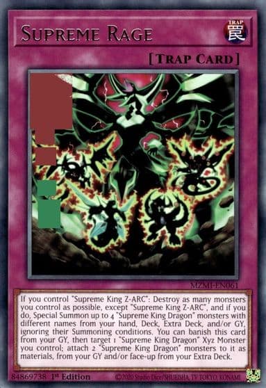 Supreme Rage Maze of Millennia Yu-Gi-Oh! card