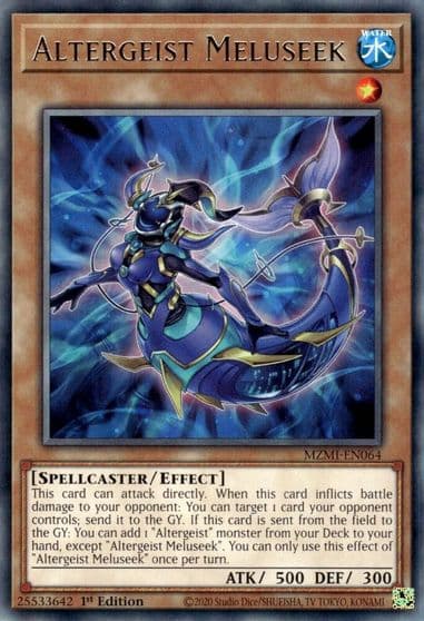 Altergeist Meluseek Maze of Millennia Yu-Gi-Oh! card