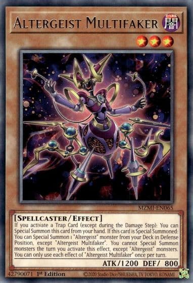 Altergeist Multifaker Maze of Millennia Yu-Gi-Oh! card