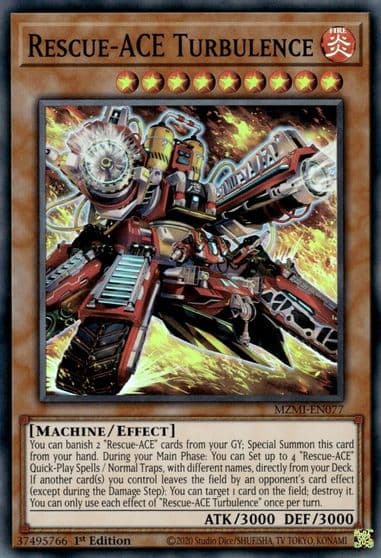 Rescue ACE Turbulence Maze of Millennia Yu-Gi-Oh! card