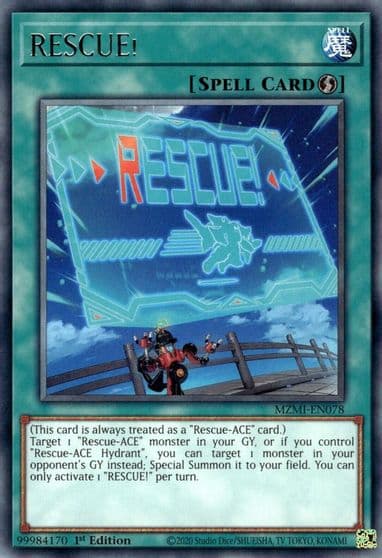 RESCUE Maze of Millennia Yu-Gi-Oh! card