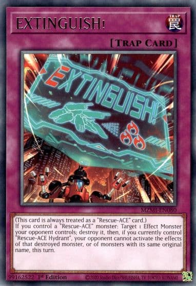 EXTINGUISH Maze of Millennia Yu-Gi-Oh! card