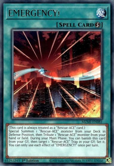 EMERGENCY Maze of Millennia Yu-Gi-Oh! card