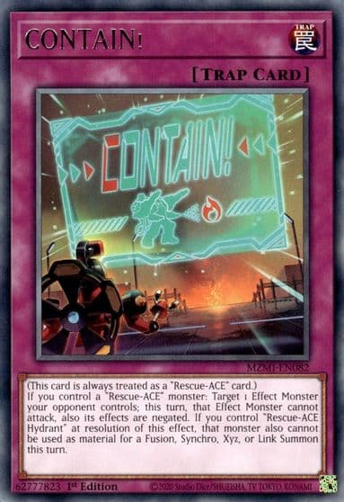 CONTAIN Maze of Millennia Yu-Gi-Oh! card