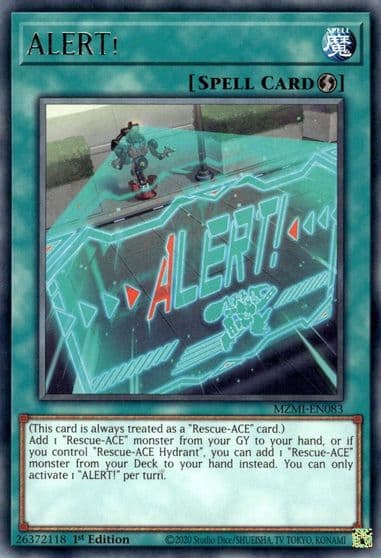ALERT Maze of Millennia Yu-Gi-Oh! card