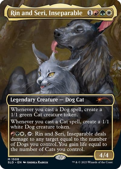 Rin and Seri Inseparable 1508 Secret Lair Drop Series Magic card