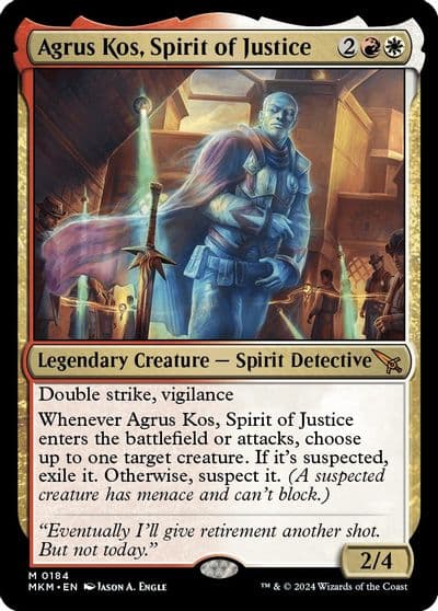 Agrus Kos Spirit of Justice Murders at Karlov Manor Magic card