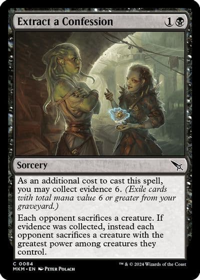 Extract a Confession Murders at Karlov Manor Magic card