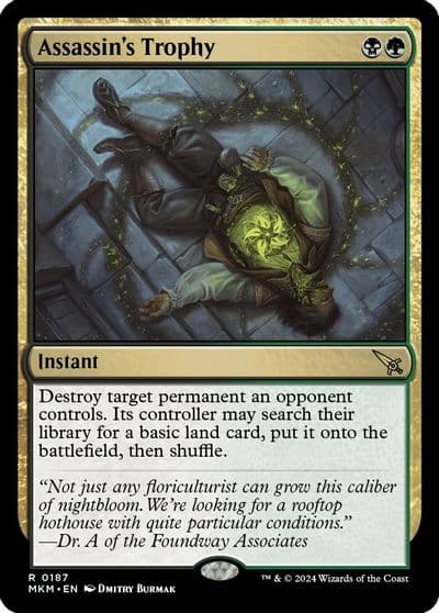 Assassins Trophy Murders at Karlov Manor Magic card