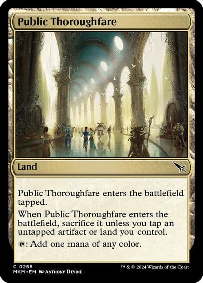 Public Thoroughfare Murders at Karlov Manor Magic card