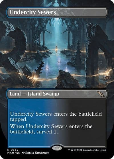 Undercity Sewers Borderless Murders at Karlov Manor Magic card