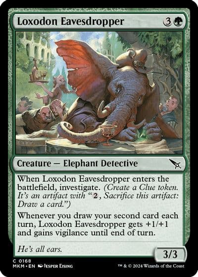 Loxodon Eavesdropper Murders at Karlov Manor Magic card