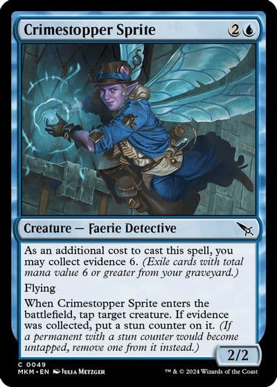Crimestopper Sprite Murders at Karlov Manor Magic card