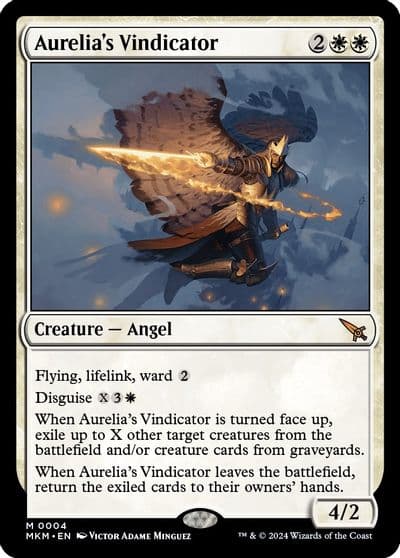 Aurelias Vindicator Murders at Karlov Manor Magic card