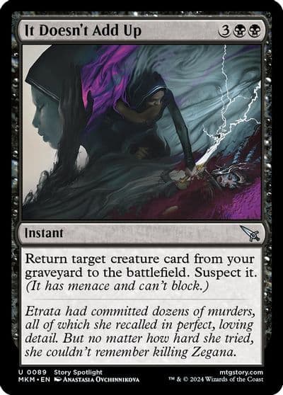 It Doesnt Add Up Murders at Karlov Manor Magic card